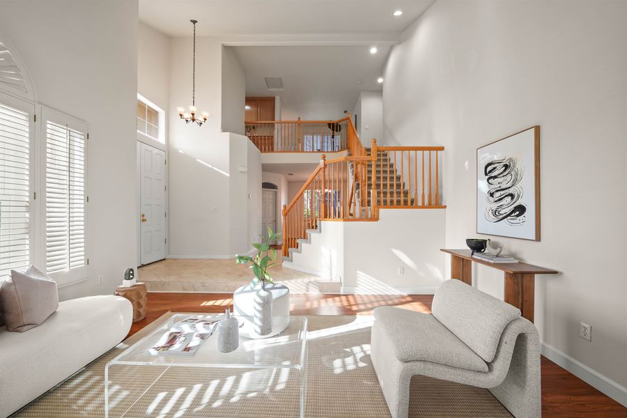 Bright home entry